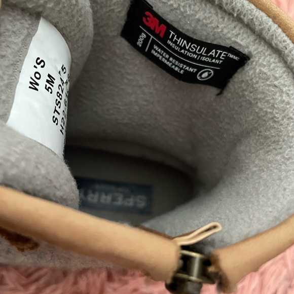 Sperry Women's Gray and Tan Duck Boots - Picture 6 of 7